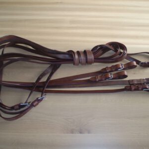 Dubbelspanleidsels in leder