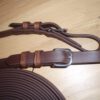 JP Saddlery: Genuine Biothane enkelspanleidsel - Handgenaaid met vervangbare stoten - Afbeelding 2
