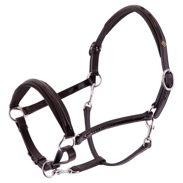 JP Saddlery - BR laklederen halster Edinburgh Full size